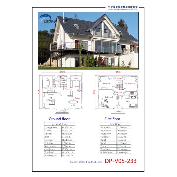 Стальные сборные виллы, роскошные архитектурные дома AS/NZS/USA STANDARD