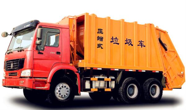 Sinotruk Howo 6x4 Garbage Compactor Truck Heavy Duty Powered By Diesel