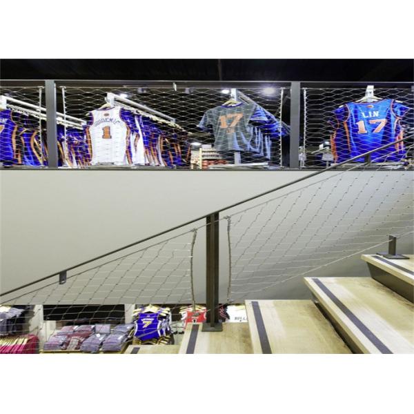 X Tend Security Colored Stainless Steel Rope Mesh Aisi 316 For Balustrade Infill
