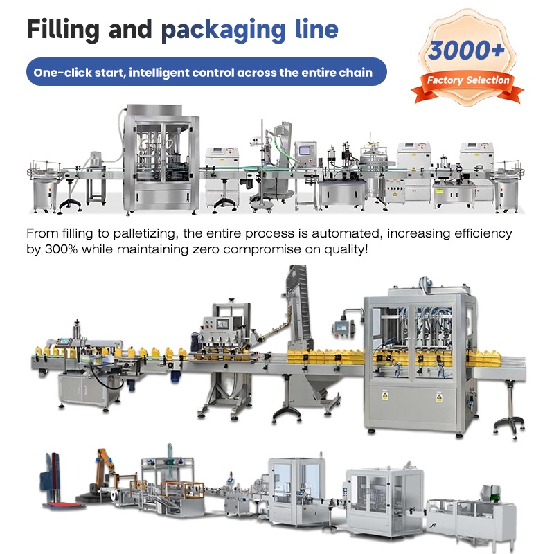 Full Automatic Gravity Linear Filler for Drinking Water, Juice, Mineral Water and Daily Chemical Liquid