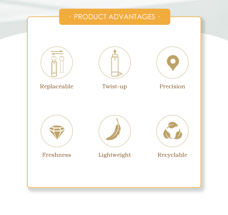 Recyclable Private Label 15ml 30ml 50ml  Round Shape Custom Pink Purple Color Airless ABS Lotion Bottle for Skincare Packaging