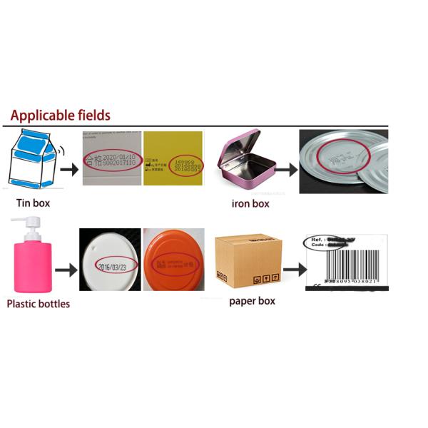 Inkjet 5 Lines 32 dotmatrix Date Code Printing Machine 360 degree rotating