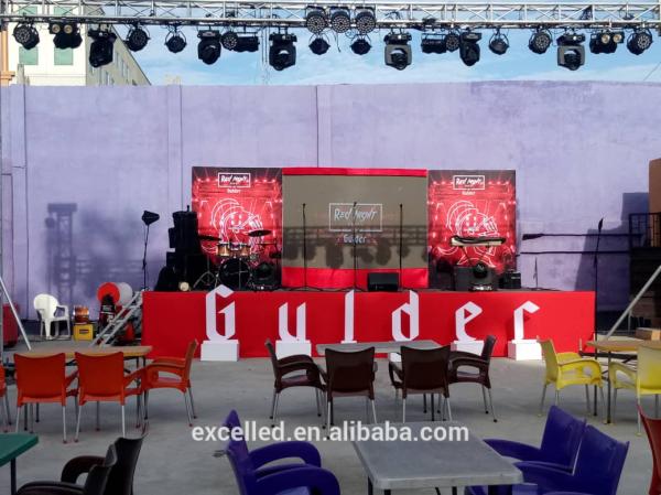 High Definition Outdoor Rental LED Display / Exterior Led Screen Panels For Hire