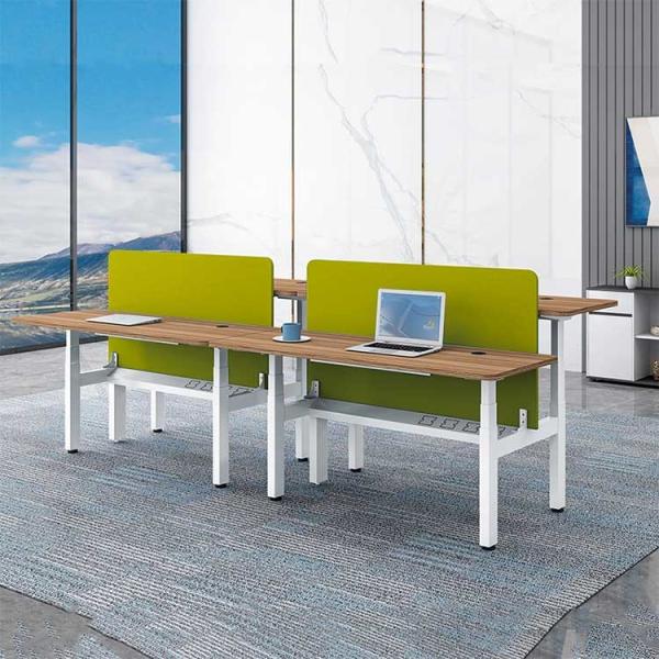 Стол офиса ОЭМ высоты электрического рабочего места 25мм офиса 4 человек деревянный регулируемый