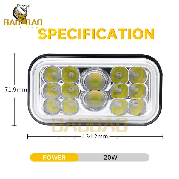 14 Lâmpadas de LED de alumínio branco amarelo 80V Peças de bicicleta disponíveis