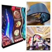 Affichage d'écran incurvé flexible de P1.875mm LED IP43 800cd/Sqm d'intérieur