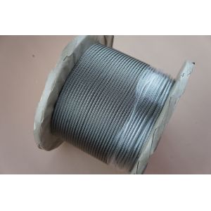 Galvanized Steel Aircraft Cable with 1770 MPa Tensile Strength, 1000m Length, and GBT20118-2006/DIN3055-72 Standard