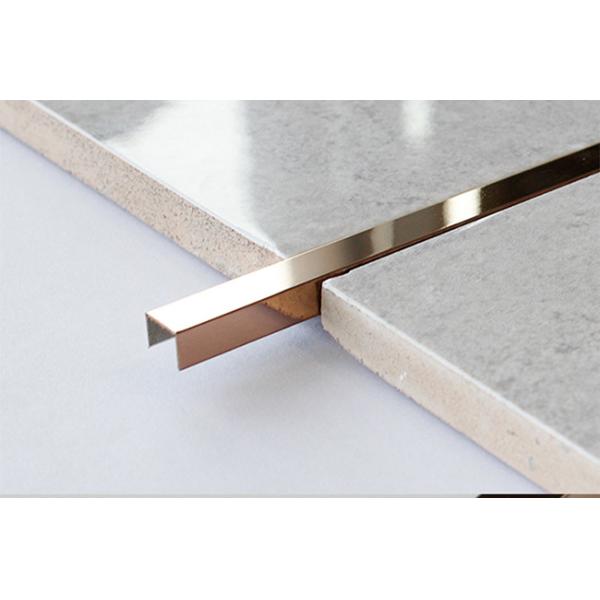 Украшение предохранения от края отделки нержавеющей стали Grand Metal 304 8mm кафельное