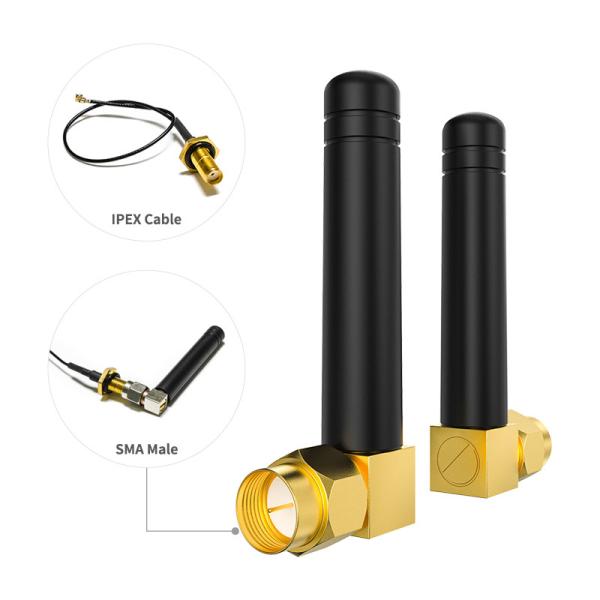 2.4Ghz LoRa/LPWAN Antenna 2dBi 433Mhz 868Mhz 915Mhz Antenna de pato de borracha para GSM WIFI