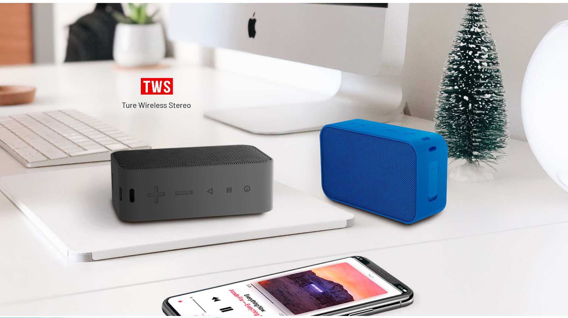 Диктор IPX7 HD стерео басовый Bluetooth делает обстрагивать водостойким Bluetooth 5,0 двойной