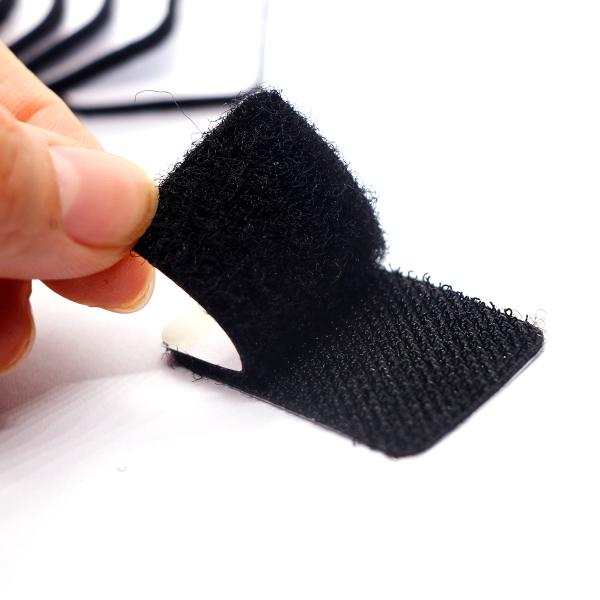 Rectangular Adhesive Hook And Loop Carpet And Screen Window Fixation Double Sided Hook Tape