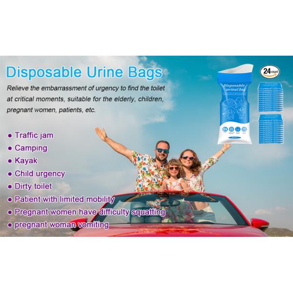 Urine Bags, Pack Camping Pee Bags, Disposable Urinal Bag, Travel Urinal Bag, Toilet Traffic Jam Emergency Portable