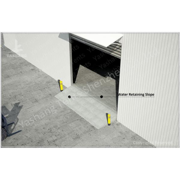 Solid Corrugated Sheet Walls Outdoor Warehouse Tents Marquee ISO CE Certification