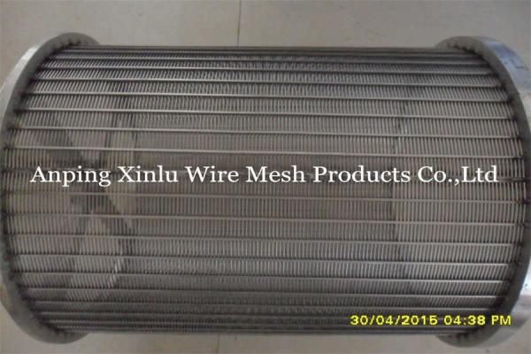 520mm OD Wedge Wire Screen Mesh SS304 SS321 Stainless Steel Mesh Cylinder