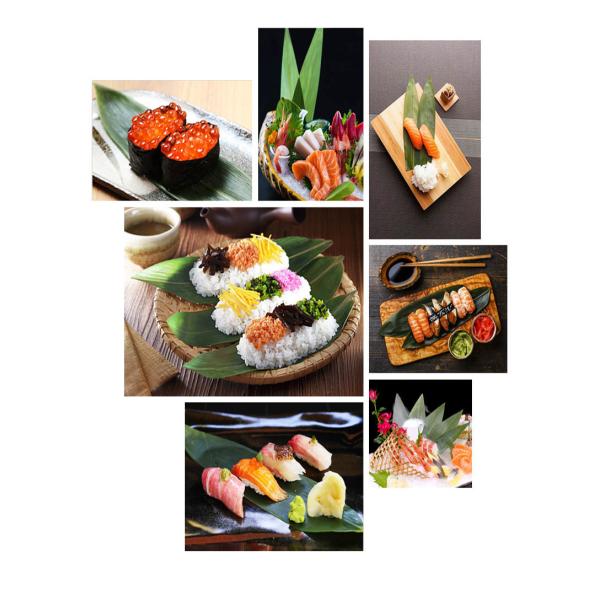 Hoja empaquetada al vacío del color verde de los 9cm para la decoración