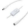 12V DC Extension Cable 5.5x2.5mm Male to Female with Switch 120cm