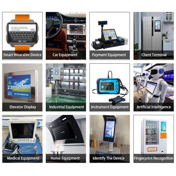 Модуль дисплея 1024x600 Dot Matrix LCD Высота Яркость Дисплей широкой температуры