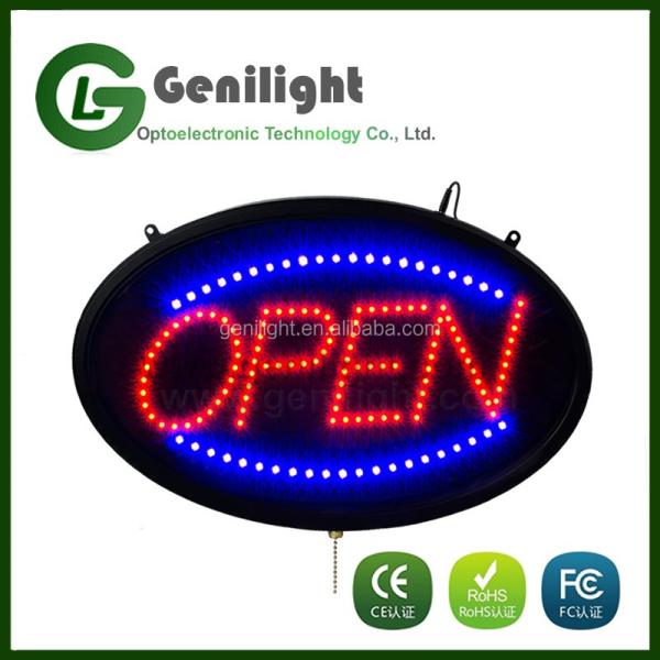 High Brightness Neon LED Sign Display for Sushi Oval or Customized Shape