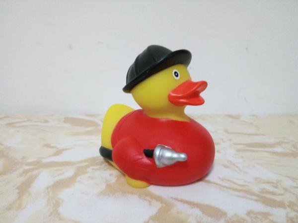 Postman Fireman Custom Rubber Ducks Gift 8.5cm Length For Promotional Gift