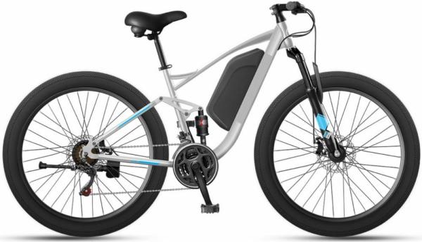 750w Fat Tire Ebike Full Suspension Fat Tyre Electric Mountain Bike Snow 13-22Ah