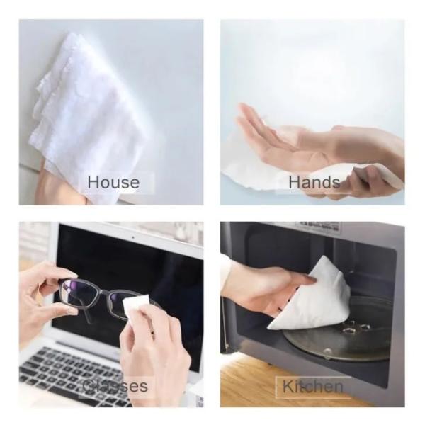 Pure Natural No Fluorescer Wet Wipes Portable Baby Skin Care Moisturizing Wipe Tissue