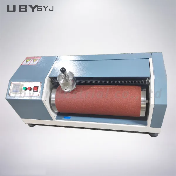 Precision Calibrated Rubber Testing Equipment Rotary Drum DIN Abrasive Tester