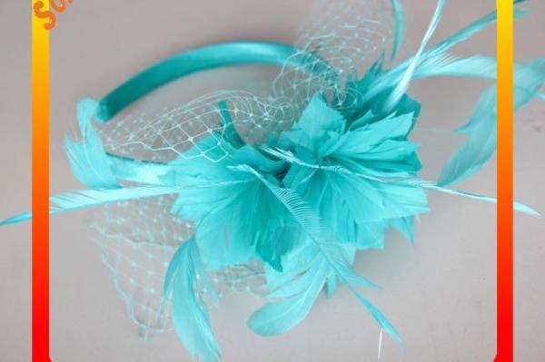 0913 fashion green  sinamay fascinators caps for ladies  ,Fancy Sinamay fascinator  from Sun Accessory
