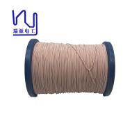 cobre isolado dupla camada coberto de seda Litz do fio de alta frequência de 0.03m-0.8mm