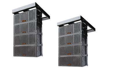 Performance Concert Sound System Dual 8 Passive Black  Line Array Speaker