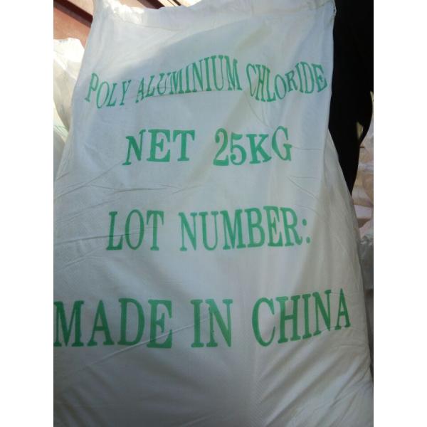 Couleur de blanc de coagulant de polymère de poudre de chlorure de polyaluminium de traitement de l'eau potable