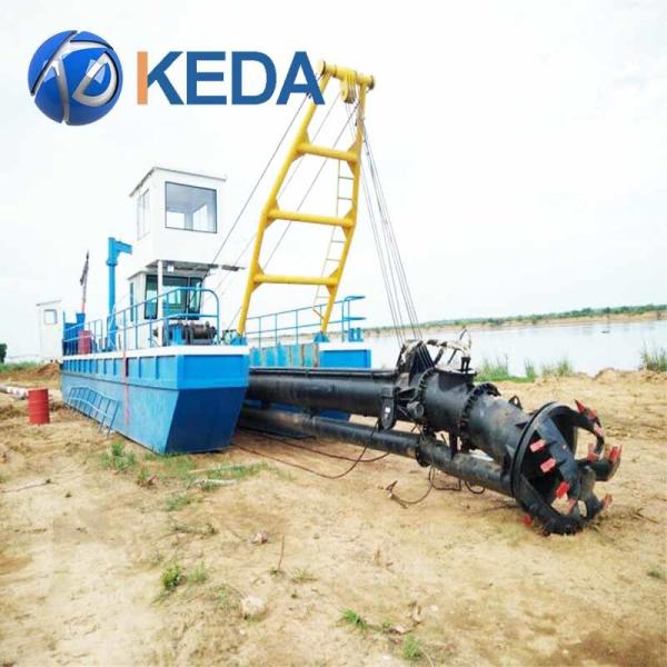 12 Inch Sand Dredger For Mud Dredging Sand Cutter Suction Dredger Boat