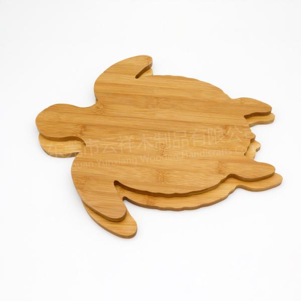 Irregular Bamboo Wooden Plate Sustainable Table Mat Plate