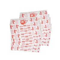 Impression personnalisée du logo papier résistant à la graisse biodégradable, écologique, sandwich hamburger