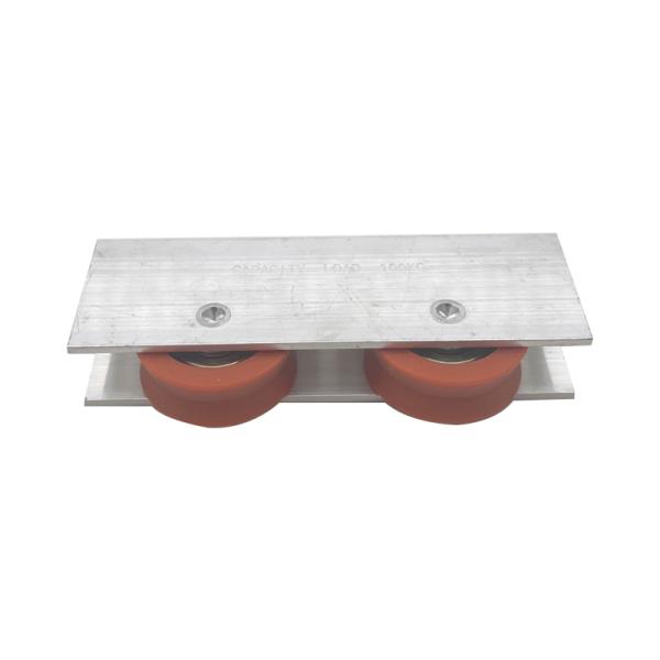 Middle East Hot Sales Aluminium Box Roller 30mm V Shape Double Nylon Pulley Wheel Aluminium Sliding Door Rollers