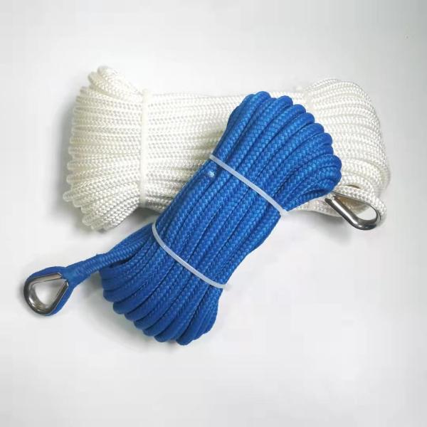 Double Braided Nylon Mooring Rope for Marine Towing and Docking