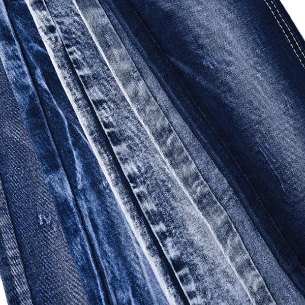 Shrink-resisitant COTTON POLYESTER SPANDEX DENIM FABRIC JSD3037 10 oz