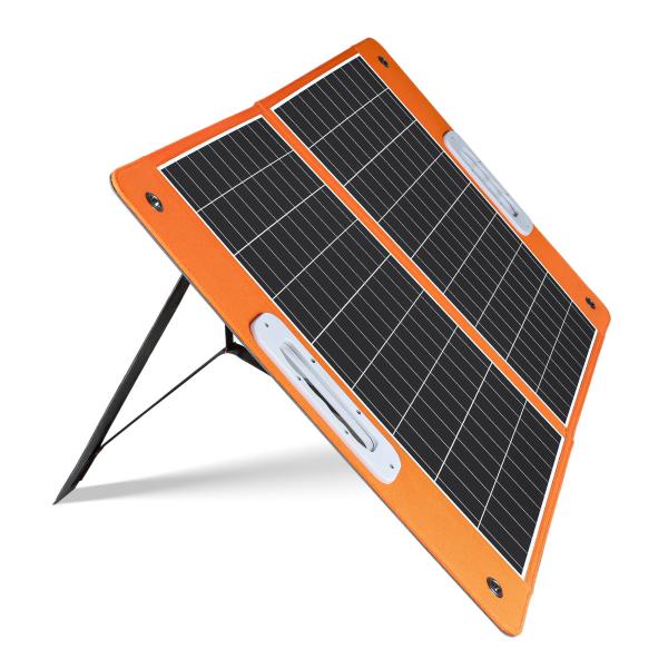 Painel solar dobrável leve de 18V 50W-250W para opção de alimentação de acampamento ao ar livre