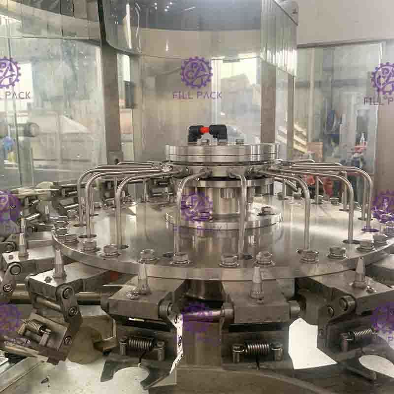 SUS304 6000bph Fruit Juice Filling Machine PLC Control  Normal Pressure