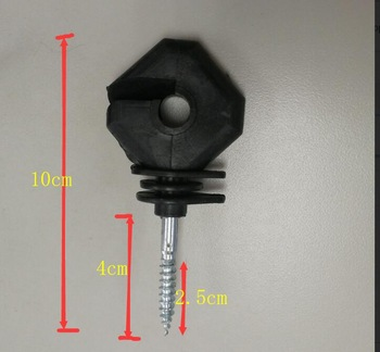 Isolateurs en bois en noir/jaune en plastique pour une meilleure visibilité et une plus grande durabilité