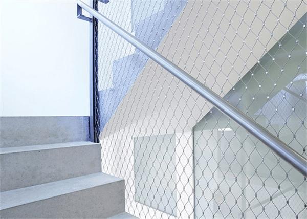 Corrosion Proof 316 Stainless Steel Cable Mesh Size Customized