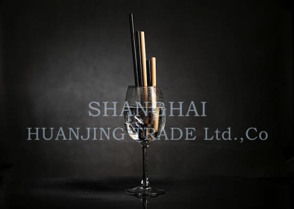 Dye Free Decorative Paper Drinking Straws CE Certification No Polluting