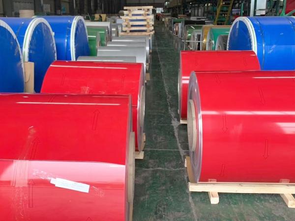 Acid Alkali Resistance Color Coated Aluminum Coil Strong Adhesion Painted Aluminum Coils