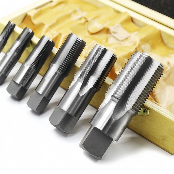6-Piece NPT Pipe Tap Set (1/8 to 1) | HSS M2 & 4341 | Industrial Grade Threading Tools in Protective Aluminum Case