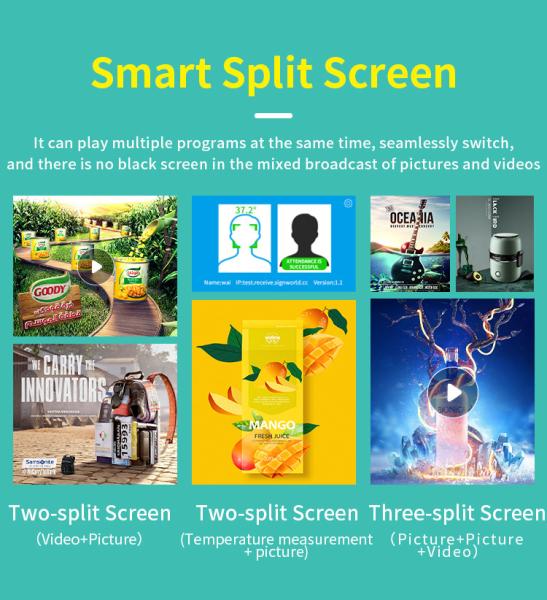 32 Inch 43 49 55 Inch Wall Screen Monitor , LED Digital Display Board For Advertising