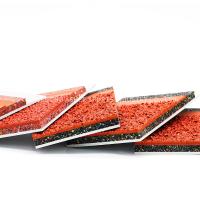 Recycled Rubber Sandwich System Running Track Elastic Outdoor Mats Type Floor Use
