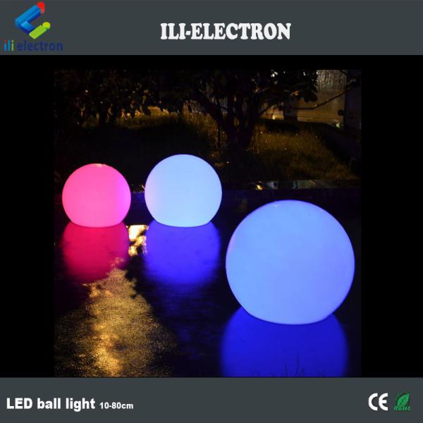 Holiday decor led light up ball