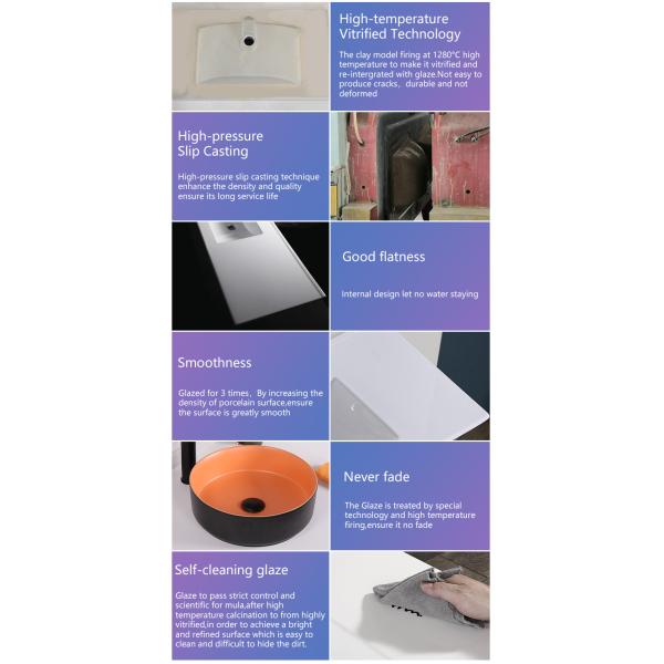 Падение большого американского стандарта прямоугольное в Bathroom 900mm раковин тщеты