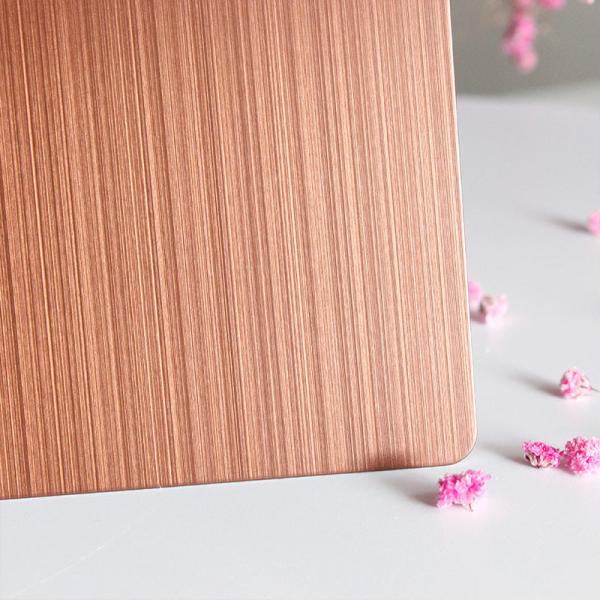 Cold Rolled Hairline Brushed Stainless Steel Sheet AISI 304 304L 316 316L