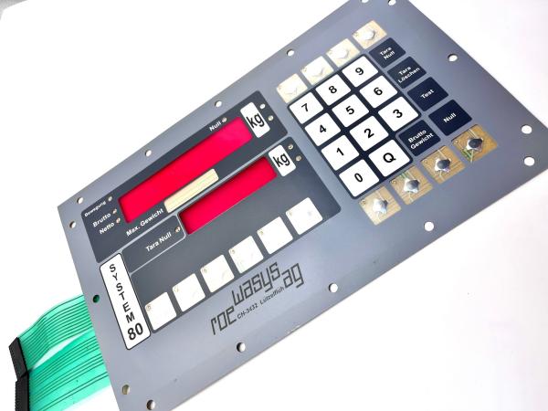 Screen Printing Keypad Membrane Silver Conductive Circuit With 2.54MM Pitch