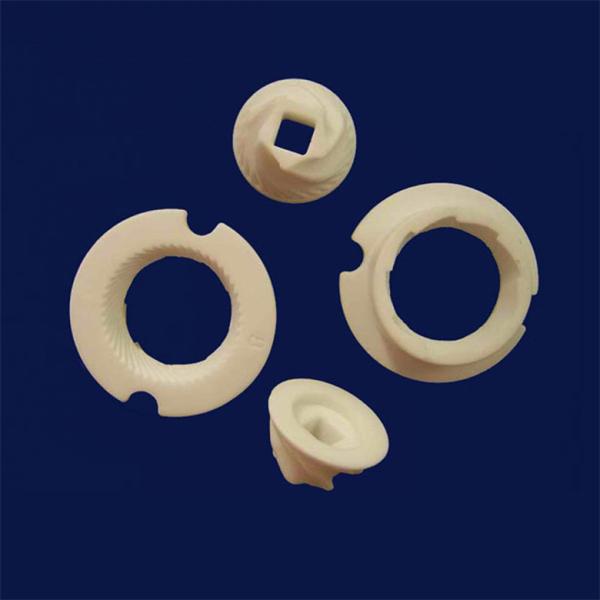 99.7% High Temperature Alumina 80 HRA Ceramic Insulation Ring
